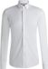 BOSS Hank-s slim fit overhemd - tricot - wit - Strijkvriendelijk - Boordmaat: 40