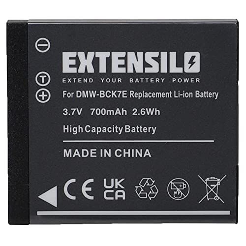 EXTENSILO Batterij vervanging voor Panasonic NCA-YN101F, NCA-YN101G, NCA-YN101H voor camera (700mAh, 3,7V, Li-Ion)