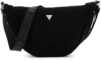 GUESS Schoudertas voor meisjes Teddy Imitatiebont Gitzwart Effen Vrouwen