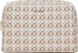 GUESS Cosmetische tas Dome Top Zip Travel Case Beige Multi Lichtgrijs