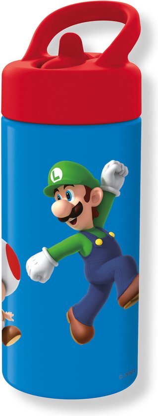 Star Mario drinkfles - 400 ml - 18 cm hoog