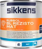Sikkens Rubbol BL Rezisto Mat Wit - 1 liter op kleur- Lakverf - Dekkend - Binnen - Mat -
