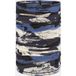 Buff Merino Lightweight Prints Esyr Blue Nekwarmer Blauw