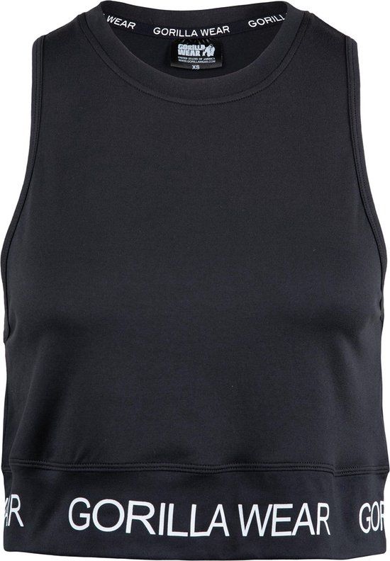 Gorilla Wear Colby Cropped Tank Top - Black - M
