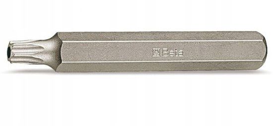 Beta Torx Bit Dop T55 met Gat 10mm Zeskant 75mm