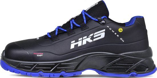 HKS CPO 10 R S3 Werkschoenen - Veiligheidsschoenen - Zwart/Blauw - Maat 48