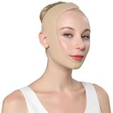 XBFOCNH Ademende V-lijn gezichtsmasker, dubbele kin, afslankend, herbruikbaar, voor dubbele kin, damesriem voor het verfijnen van de contouren en het elimineren van dubbele kin