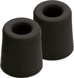 Merkloos Dulimex Deurstopper - 5x - Zwart - Rubber - 6 x 4 cm - Vloermodel