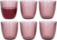 Bormioli Rocco Glazen Infinity Color - Waterglazen - 6 stuks - 290ml - Roze