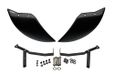 Puig 22666C Aero Wheel Deflector aerodynamische ABS wieldeflector die de stabiliteit verbetert en turbulentie vermindert, Carbon Look