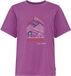 Kids VAUDE Rokua T-shirt Kinderen Unisex Kledingmaat 146 Magenta Korte mouw Ronde hals Gerecycled polyester Lente/Zomer 2026 UV-werend Waterafstotend