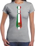 Bellatio Decorations Verkleed shirt voor dames - Mexico - grijs - XL
