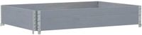 vidaXL Plantenbak 120x80 cm massief grenenhout grijs