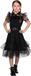 Wilbers & Wilbers Dancing In The Dark Halloween Gala Jurk Meisje Zwart Polyester Maat 152