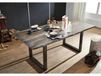 FREEFORM Table à manger 180x90 Palissandre laqué Chêne fumé #0303