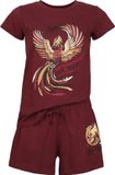 Harry Potter Order Of The Phoenix Pyjama Vrouwen Wijnrood Katoen XXL