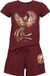 Harry Potter Order Of The Phoenix Pyjama Vrouwen Wijnrood Katoen XXL