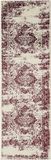 Interiyou tapis Suzuka, crème/rouge, 2, 80x240 cm