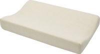 Meyco Baby Uni aankleedkussenhoes - badstof - soft sand - 50x70cm