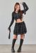 Banned DARK FAIRY SKIRT Dames Minirok - zwart - XL