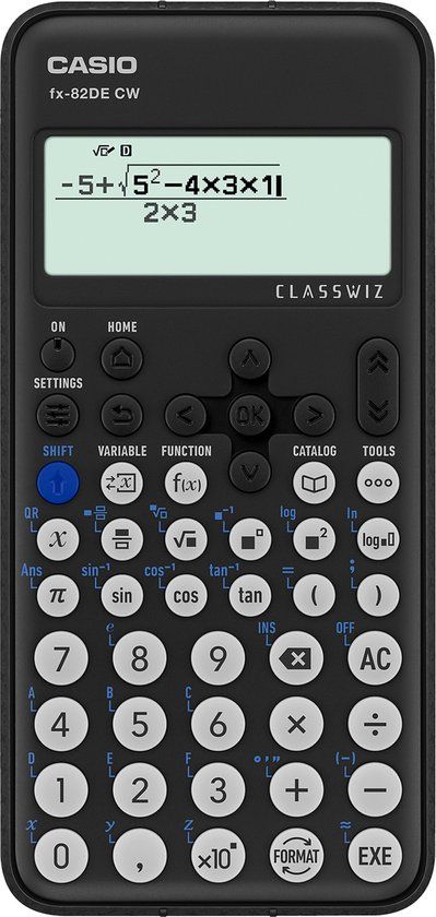 Casio FX-82DE CW Scientific Calculator - Black
