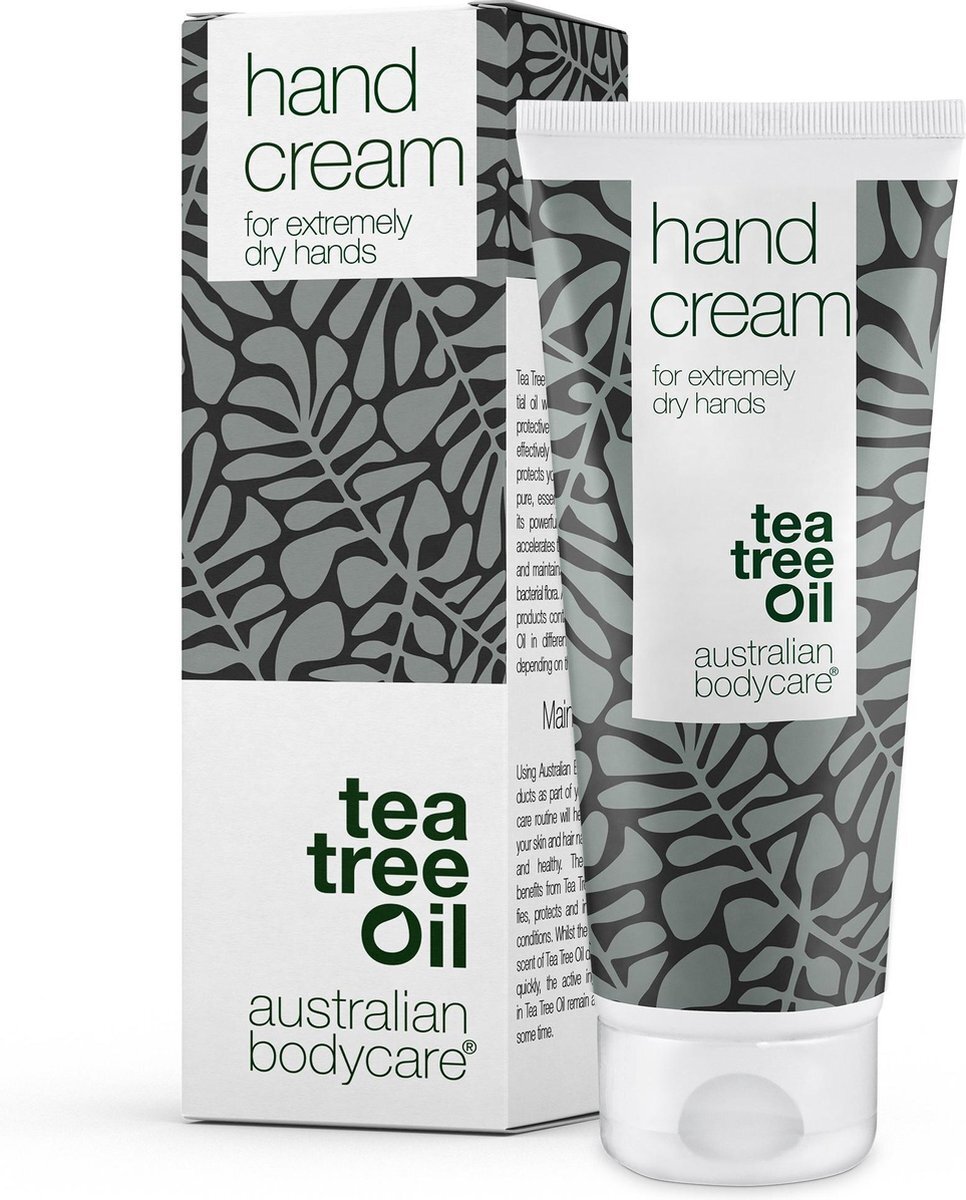 Australian Bodycare Hand Cream voor zeer droge handen | Handcrème voor mannen & vrouwen met handkloven | Vegan Handcrème met Tea Tree Olie | Handcrème voor werkhanden | 100ml
