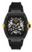 Philipp Plein The $Keleton 2.0 PWJFA1526 Horloge - Siliconen - Zwart - Ø 44 mm