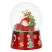 THUN, Boule De Neige Gnom Oliver en teddybeer van glas en hoogwaardig keramiek, grote versie, kerstcollectie, verzamelstuk, cadeau-idee voor Kerstmis, Ø 9,9 cm; hoogte 14 cm