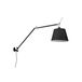 Artemide Tolomeo Mega Applique Murale avec Variateur Ø360 Noir