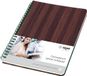 Sigel Notitieboek A5 - Conceptum - Houtstructuur - Punt-gelijnd - Spiraalgebonden - Bruin