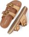 Mexx Reilly Penny Slippers - Dames - Bruin - Maat 42