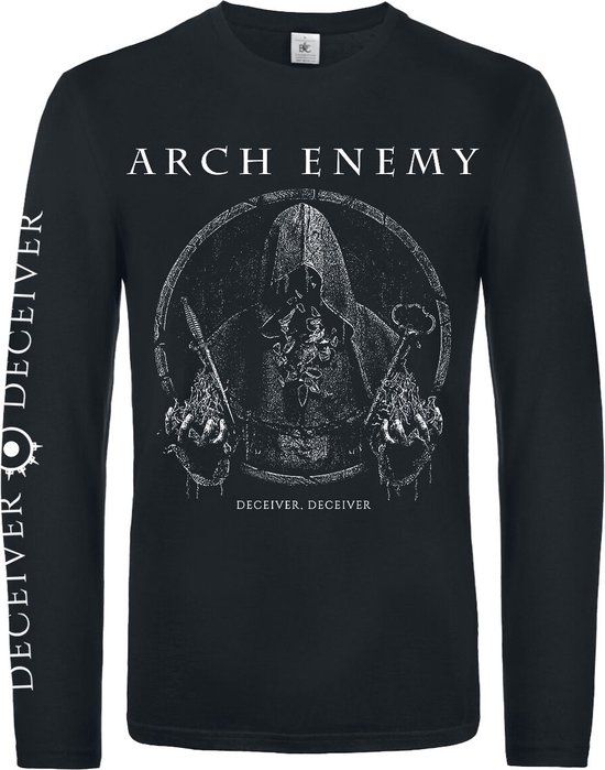 Arch Enemy Deceiver Heren Shirt met lange mouwen - zwart - S