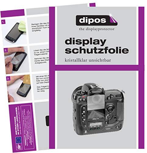 dipos I 2X beschermfolie helder compatibel met Nikon D2Hs folie displaybeschermfolie