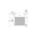 Valeo Intercooler, Inlaatluchtkoeler 818609