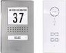 m-e modern-electronics 41137 Complete set voor Deurintercom Kabelgebonden Eengezinswoning RVS, Wit