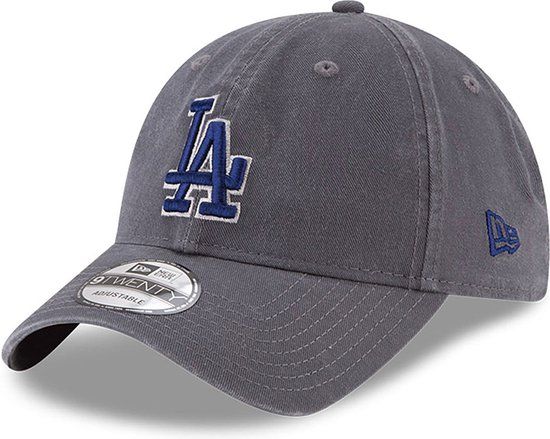 New Era - LA Dodgers MLB Core Classic 9TWENTY Adjustable Cap - Grey - Unisex