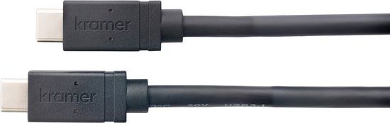 Kramer Electronics C-U32/FF-6 USB-kabel USB 3.2 Gen 2 (3.1 Gen 2) 1,8 m USB C Zwart