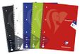 Clairefontaine 307256C - Pak met 5 schoolschriften, DIN A4 21x29,7 cm, 160 Pagina's, 90g, gelijnd, geassorteerde kleuren, 1 pak