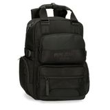 Pepe Jeans Bromley Laptoprugzak, zwart, 28 x 40 x 16 cm, polyester, 17,92 l, Zwart, Eén maat, laptoprugzak