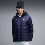 PUMA Essentials gewatteerd jack met capuchon voor Heren, Blauw, Maat S