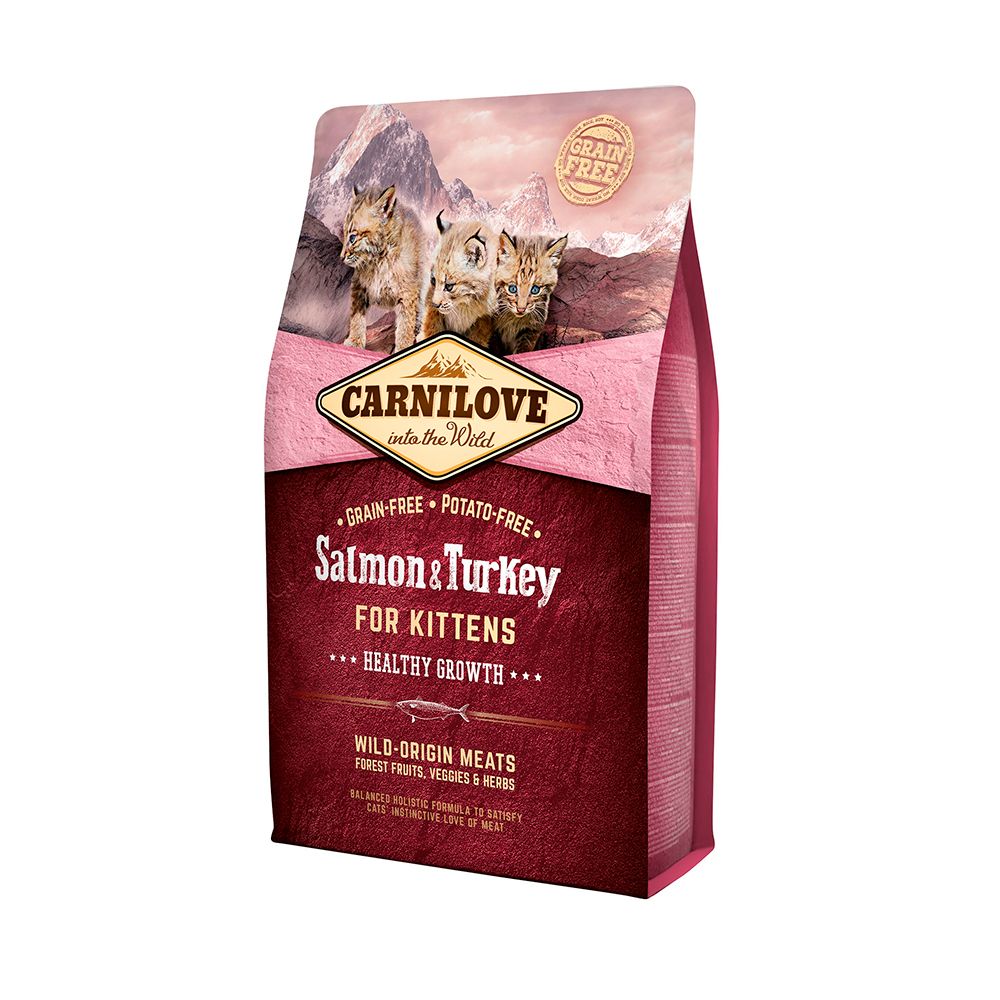 Carnilove Zalm & Kalkoen Kittens 2kg