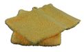 Gözze - Washandschoen, set van 4, zacht en absorberend, 100% katoen, 16 x 21 cm - goud