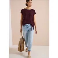 Cecil Blouse met ronde hals en knoopdetail