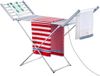 Sans marque Séchoir sur secteur 220 W Pliable avec 20 barres Porte-vêtements en aluminium - Dimensions : 148 x 53 x 90 cm