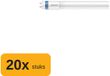 Philips G13 T8 LED Buis 20W 3000K 2900lm 1500mm Dimbaar (20 stuks)