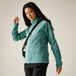 Regatta Bourda dames softshelljas met capuchon, windbestendig, groen, maat 38
