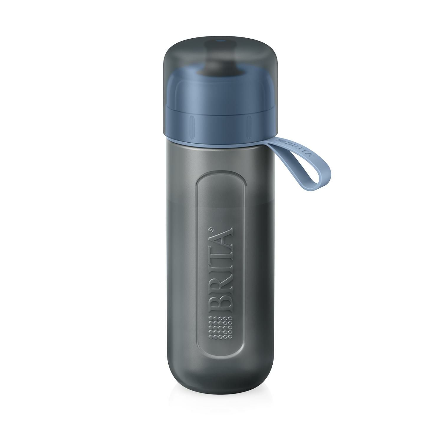 Brita Fill&Go Active Water Filtration Bottle - 0.6L - Blue/Grey