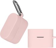kwmobile Hoes geschikt voor Sony WF-1000XM6 - Siliconen cover voor oordopjes in oudroze