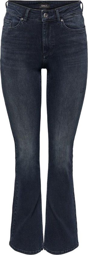 ONLY ONLBLUSH MID FLARED DNM REA409 NOOS Women's Jeans - Blue Black Denim - Size S/34