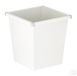 Panda Afvalbak Vierkanttapse 27 liter Wit